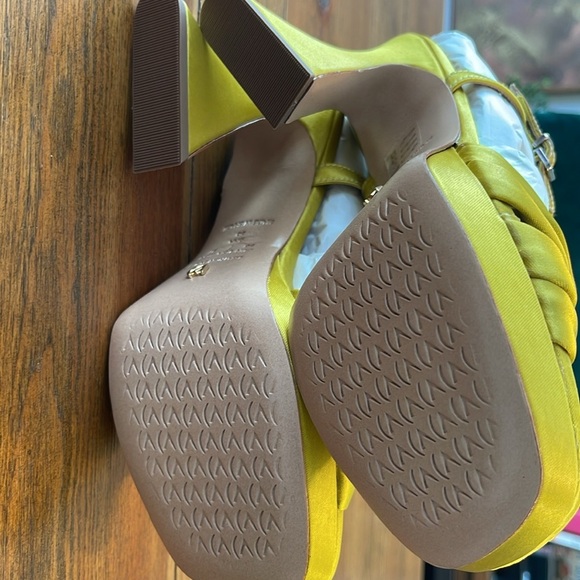 Anthropologie | Vicenza | Veneto Coconut Sandal | Moss Satin Knot | US 7 EU 38 - Picture 8 of 10